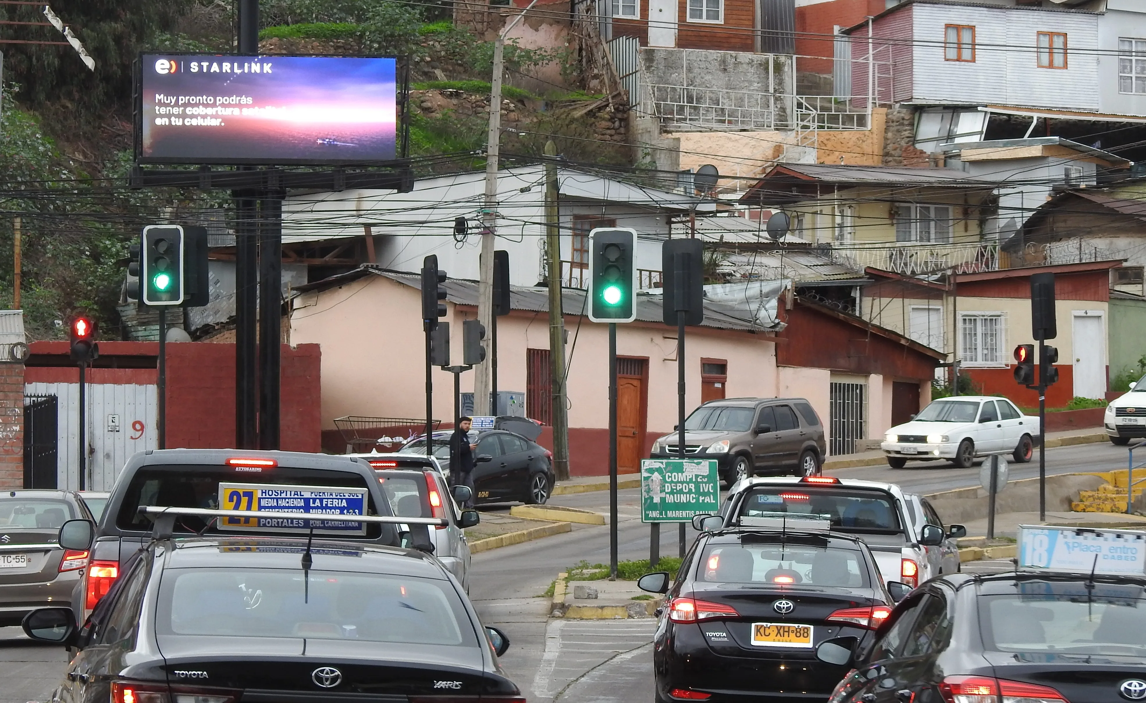 Pantalla LED Av. La Paz con Alameda, Ovalle