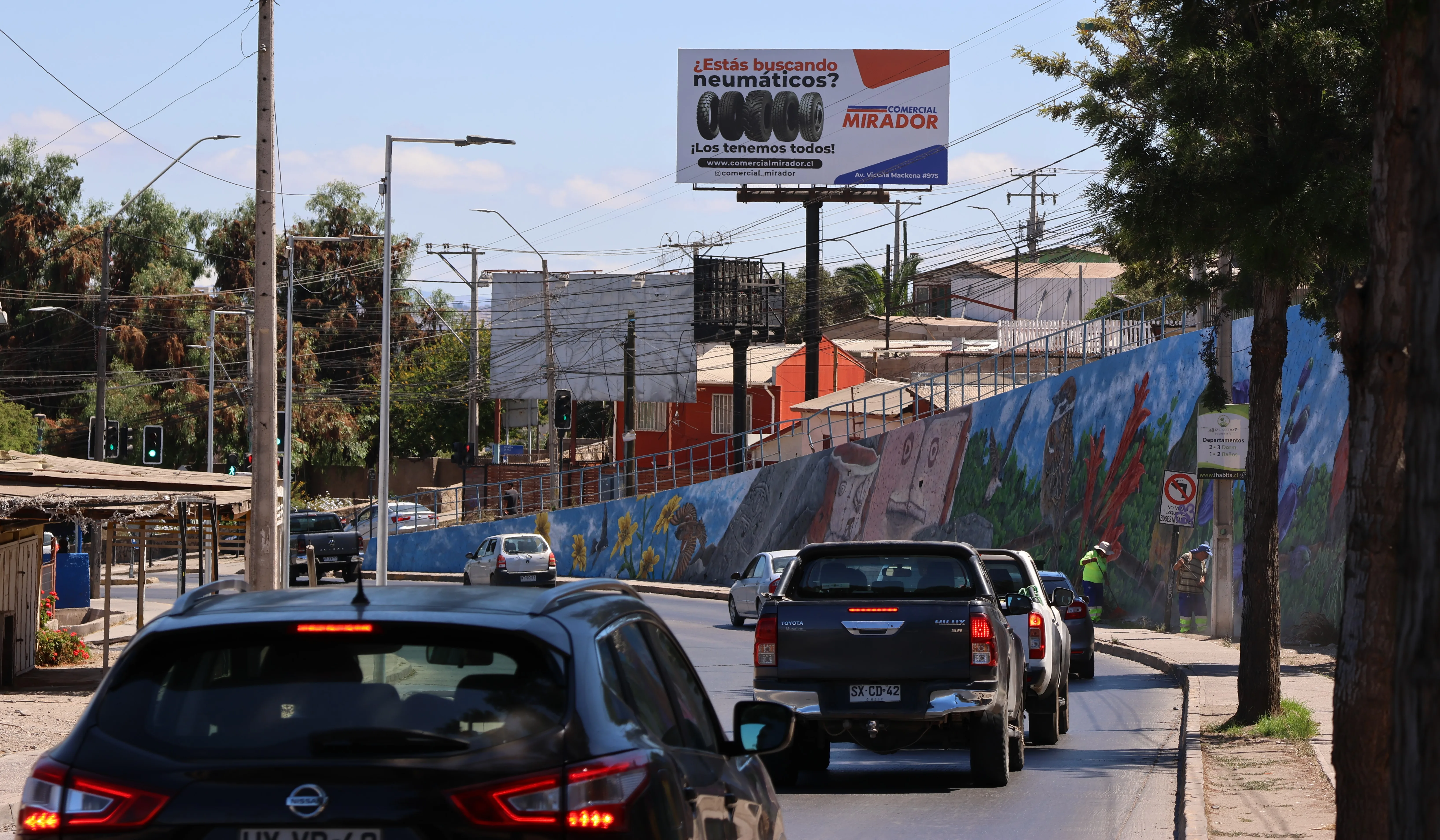 Letrero 10x4m Av. Manuel Peñafiel con Alameda, Ovalle